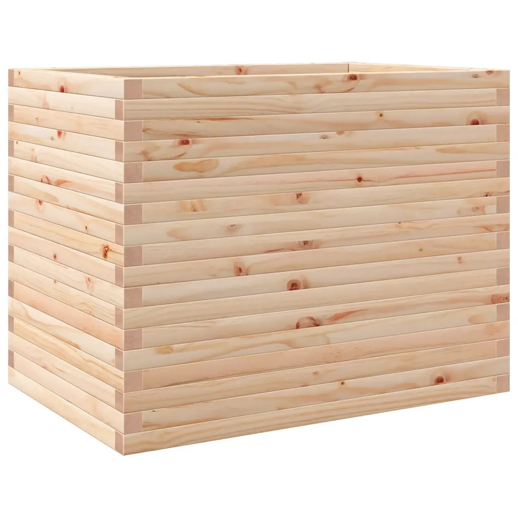 Fioriera da Giardino 90x60x68,5 cm in Legno Massello di Pino