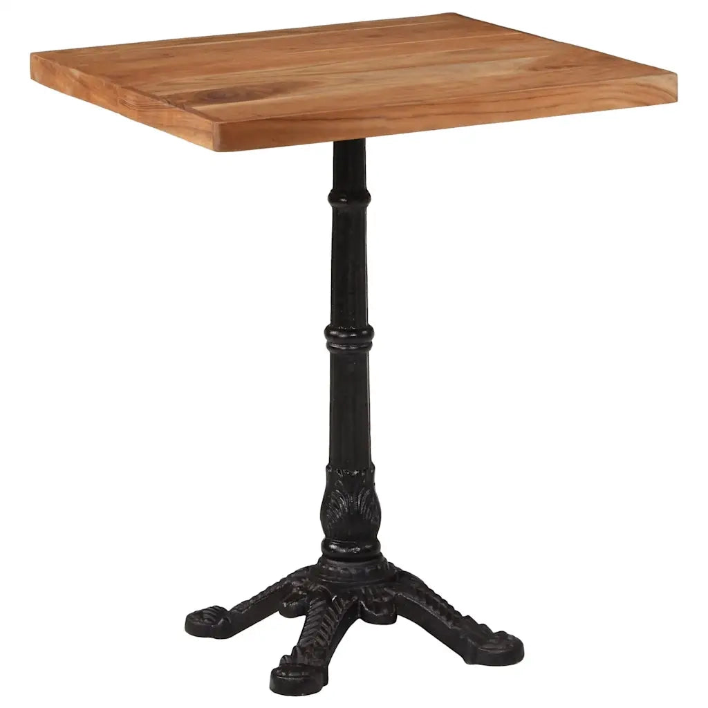 Tavolo da Bistrot 60x60x76 cm in Legno Massello di Acacia cod mxl 96527
