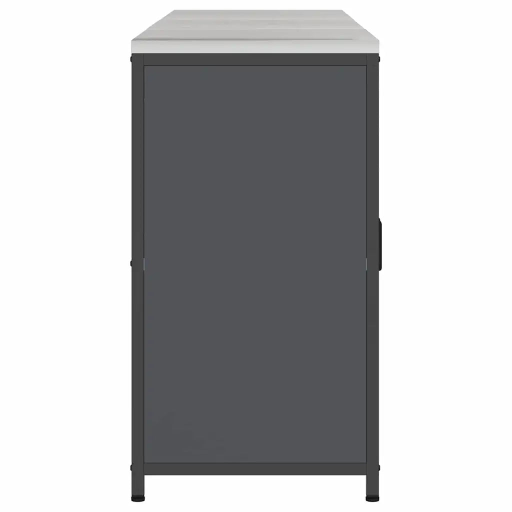 vidaXL Set di Stoccaggio per Cucina 3 pcs Antracite 210 x 50 x 92 cm