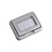 Placca con Coperchio 3P Supporto Stango Idrobox IP55 Compatibile Con Bticino Matix