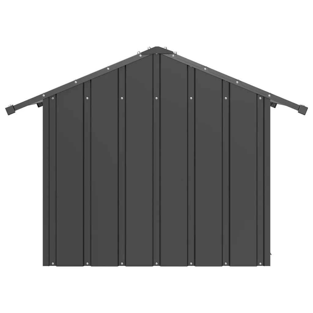 Casetta per Cani con Tetto 85x107x81 cm Acciaio Zincato 4100913