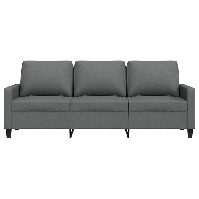 Divano a 3 Posti Grigio Chiaro 180 cm in Tessuto 359172