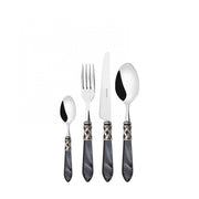 ALADDIN Ghiera Argento Anticato, Posate Set 24pz, Scatola