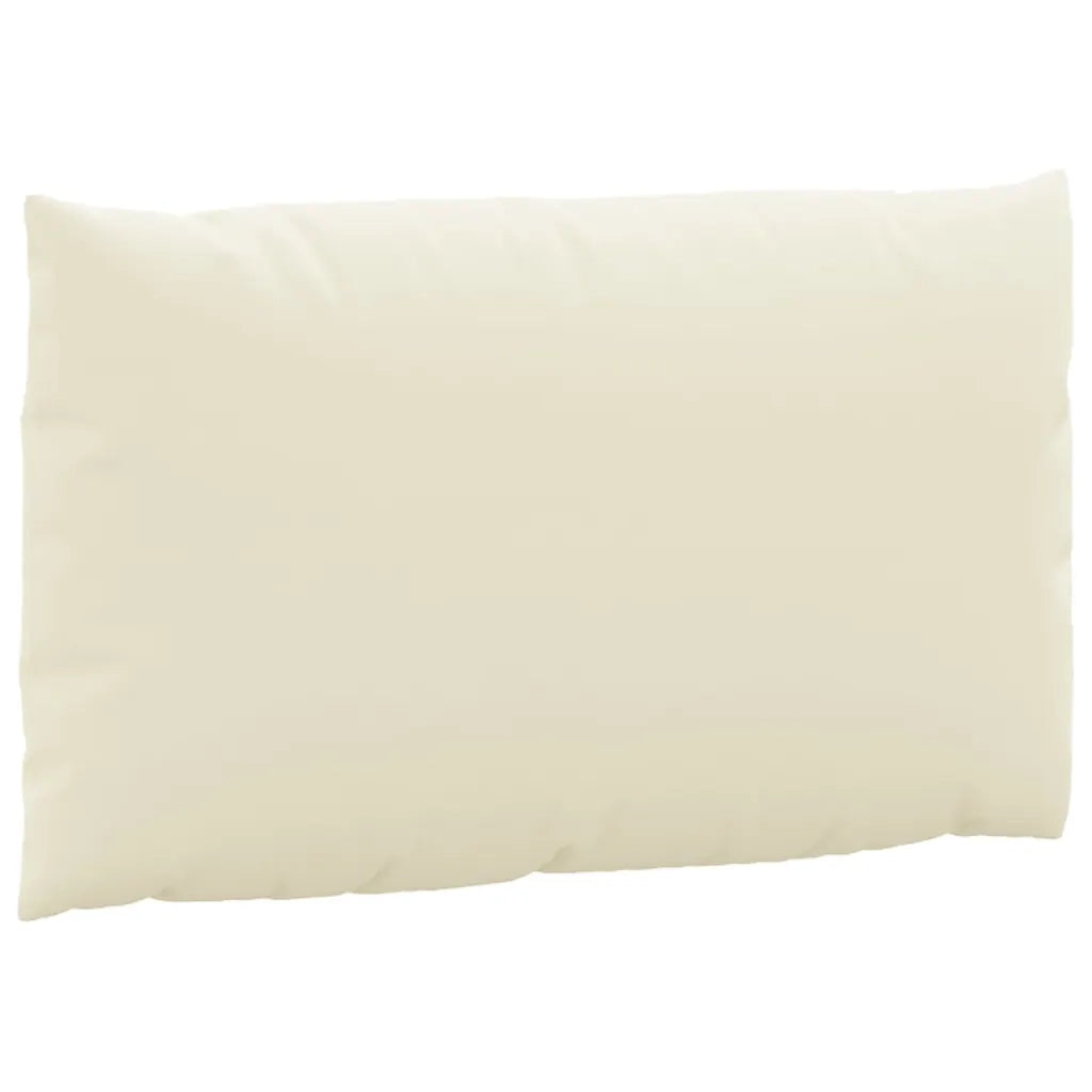 Cuscini per Divani su Pallet 3 pz Bianco Crema in Tessuto cod mxl 52486