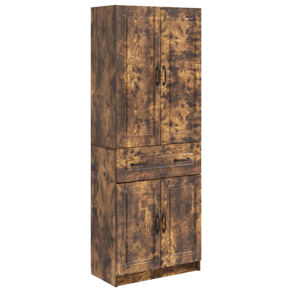 Set di armadi 2 pcs Rovere Fumo Legno ingegnerizzato 3416993