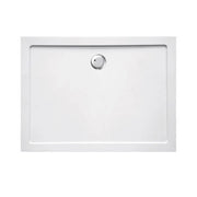 Piatto doccia 76x170 cm rettangolare ribassato EASYFLAT resina H3.5 cm MONACO Bianco