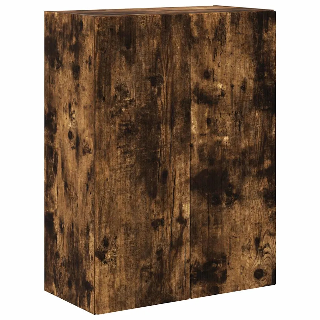 Mobile TV da parete Rovere fumé 59,5 x 31 x 80 cm 892364