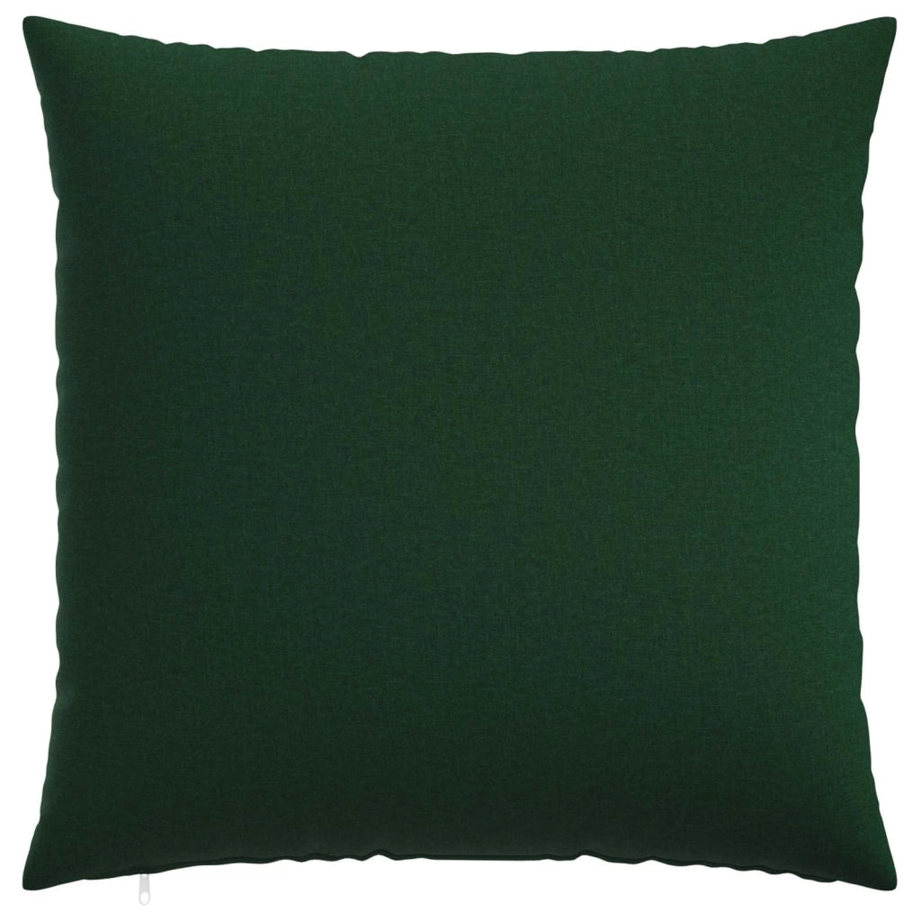 Federa 6 pz HEERLEN Verde Scuro 80 x 80 cm Tessuto 913496