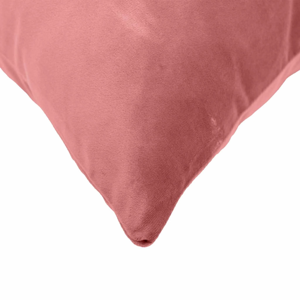Cuscino con cuscino HEERLEN 2 pz Rosa Velluto 924505