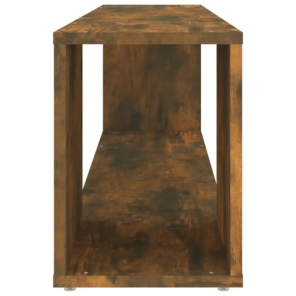 Mobile TV-Credenza per TV-Console TV Rovere Fumo 100x24x32 cm in Legno Multistrato
