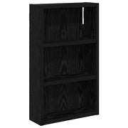 Armadio da Bagno | Mobile da Bagno a muro Rovere Nero 30 x 10 x 50 cm