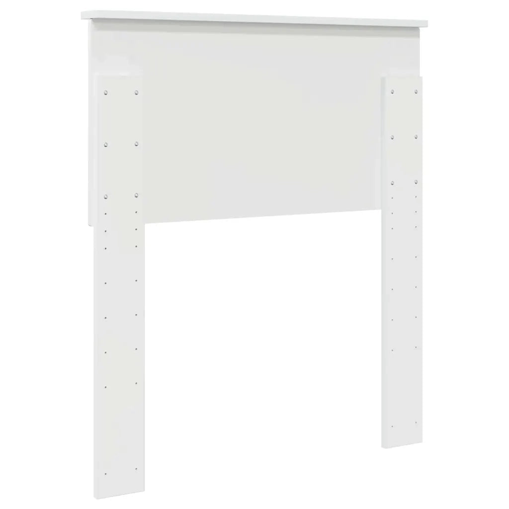 Testiera-Testata-Testiera Decorativa Bianco Lucido 75 cm Legno multistrato 576245