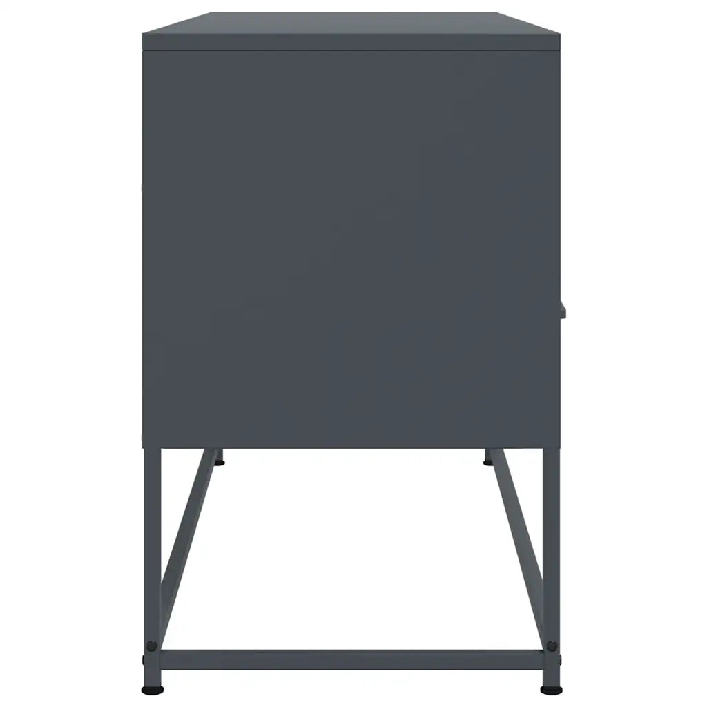 Mobile TV Antracite 100,5x39x60,5 cm in Acciaio
