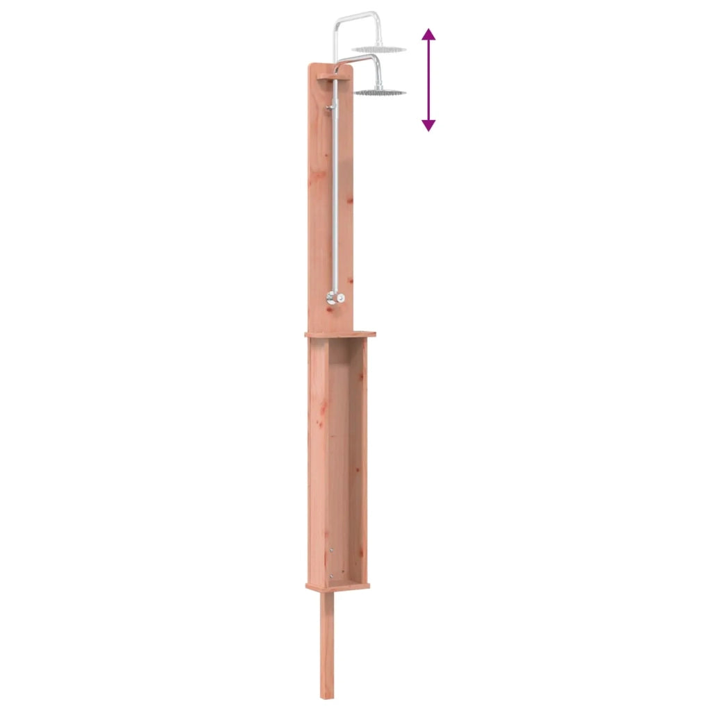 Doccia da esterno 246 cm Naturale 886354