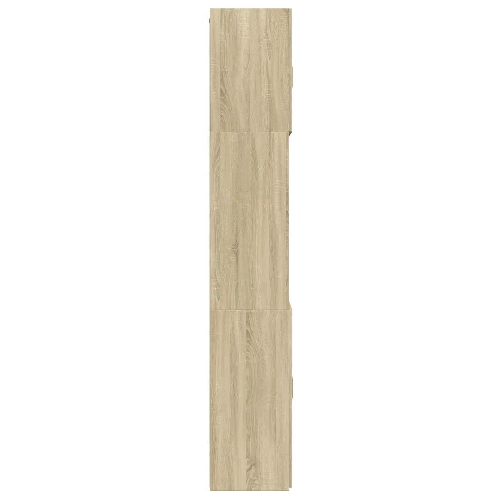 vidaXL Credenza Rovere Sonoma 80x42,5x249 cm in Legno Multistrato