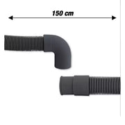 TUBO SCARICO ACQUA LAVATRICE CON PIPA. Ø19-22MM. LUNGHEZZA: 150CM UNIVERSALE - UNIVERSALE