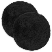 Cuscino con cuscino HEERLEN 6 pz Nero Fleece PV 929218