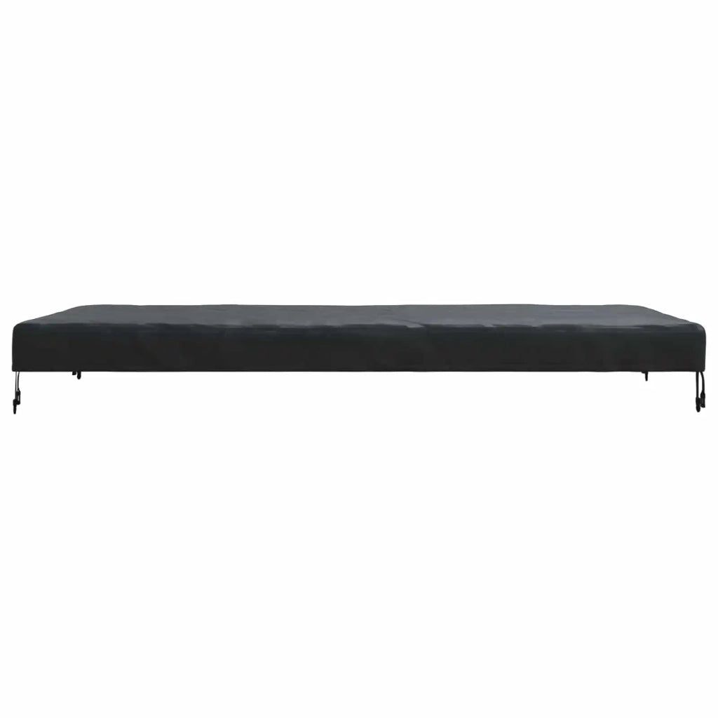 Copertura Tavolo Tinta unita Nero 222 x 102 x 15 cm Tessuto 4106123