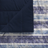 Trapuntino Estivo Singolo in Microfibra 100 gr con Stampa Jeans Stripes Basic