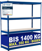 Scaffale Zincato Professionale 160x60x180 blu