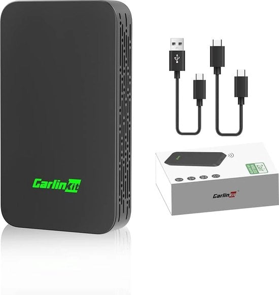 Adattatore 2-in-1 per Auto per CarPlay e Android Auto - Dongle Wireless per Vehicoli (2016+)