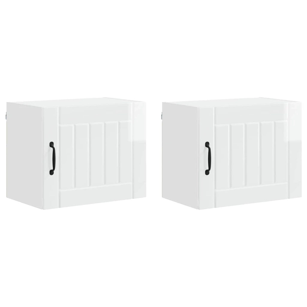Pannello lavastoviglie Lucca 2 pcs Bianco Lucido 884903