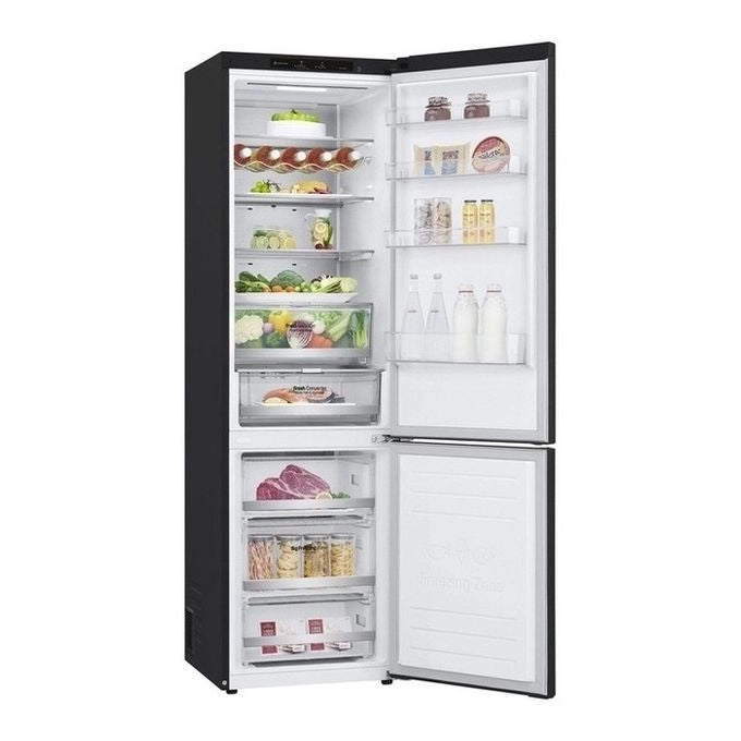 LG GBB72MCVBN Frigorifero combinato, Classe B, 384L, MetalFresh, Wine Rack, No frost, Nero