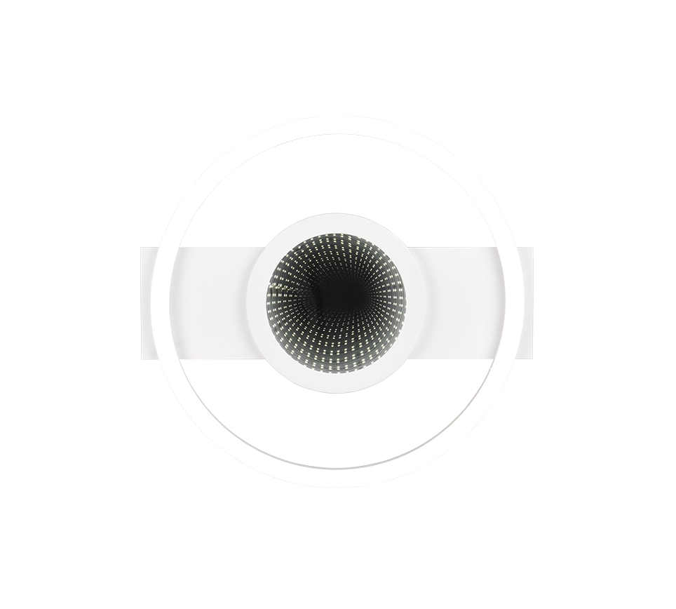 Plafoniera LED rotonda, metallo, bianco, L 36 cm, Wheeler