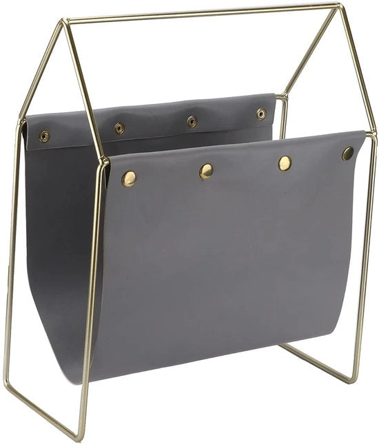 Organizzatore di Scrivania Stile e Funzionale - Compacto - 32,5 x 38,5 x 15,3 cm - Accenti in Acciaio