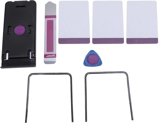 Sostituzione Frame per Z Flip 3 5G - Bordo Schermo per Telefono - Strumenti di Riparazione - Plastica - Incluso Muletto - 2 Pezzi - Frame per Telefono