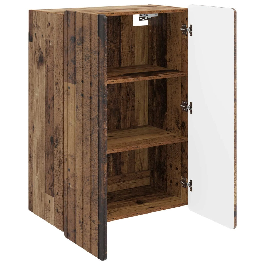 Mobiletto a muro Legno antico 66 x 34,5 x 92 cm 898233