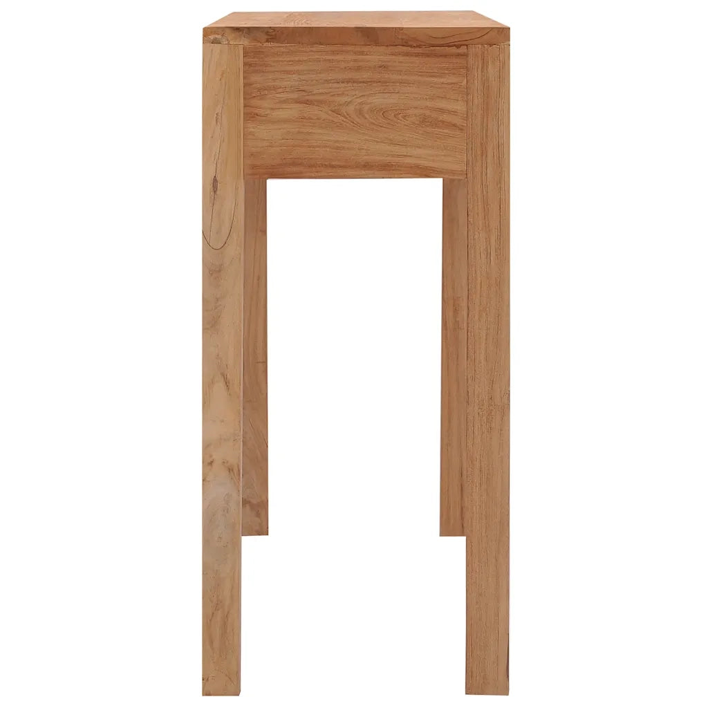 Tavolo Consolle | Tavolo d'Ingresso 110x35x75 cm in Legno Massello di Teak