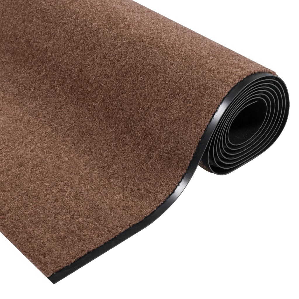 Zerbino Rettangolare Marrone 120x400 cm