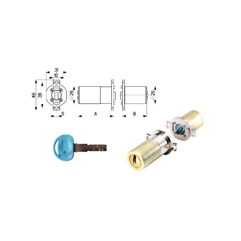 Cilindro Pompa Fichet 787 36-36 Fp8D Mottura