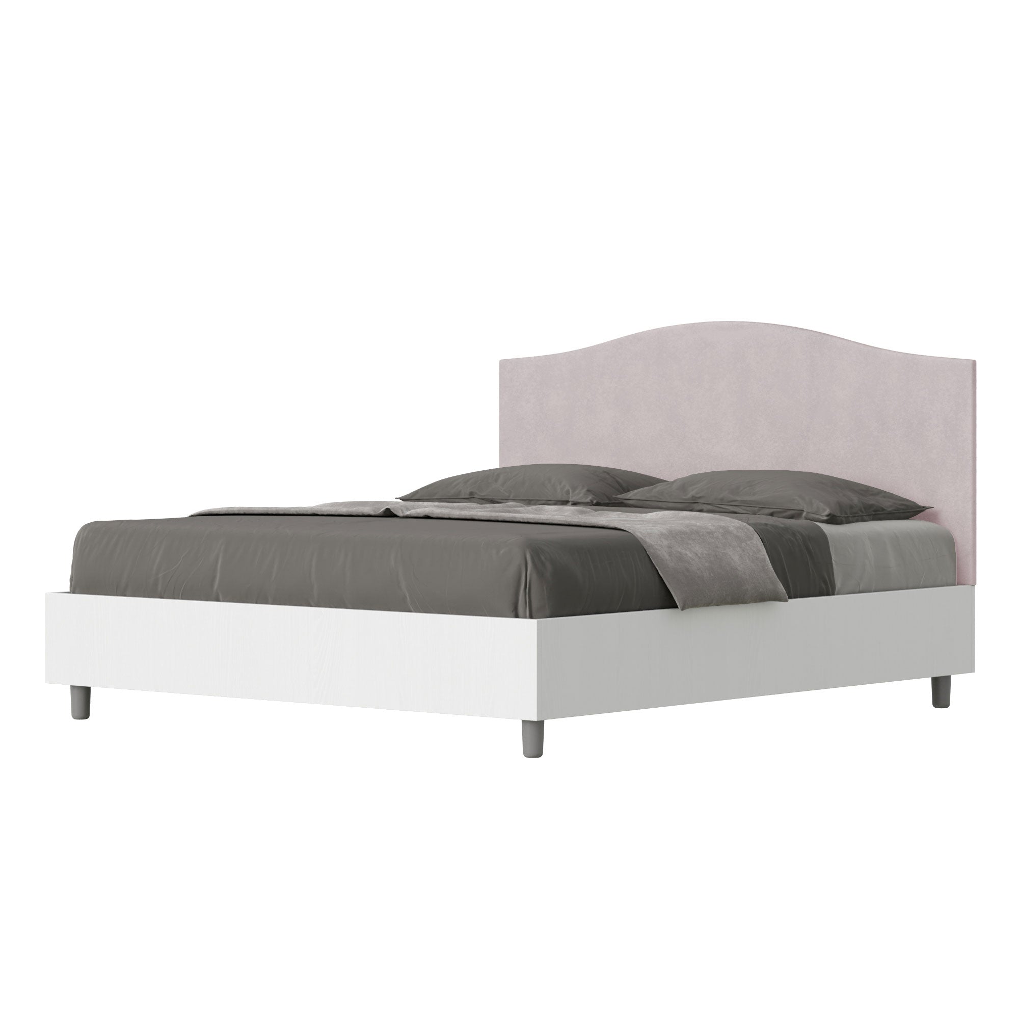 Letto Matrimoniale 160x190 cm Senza Rete Grace Glicine