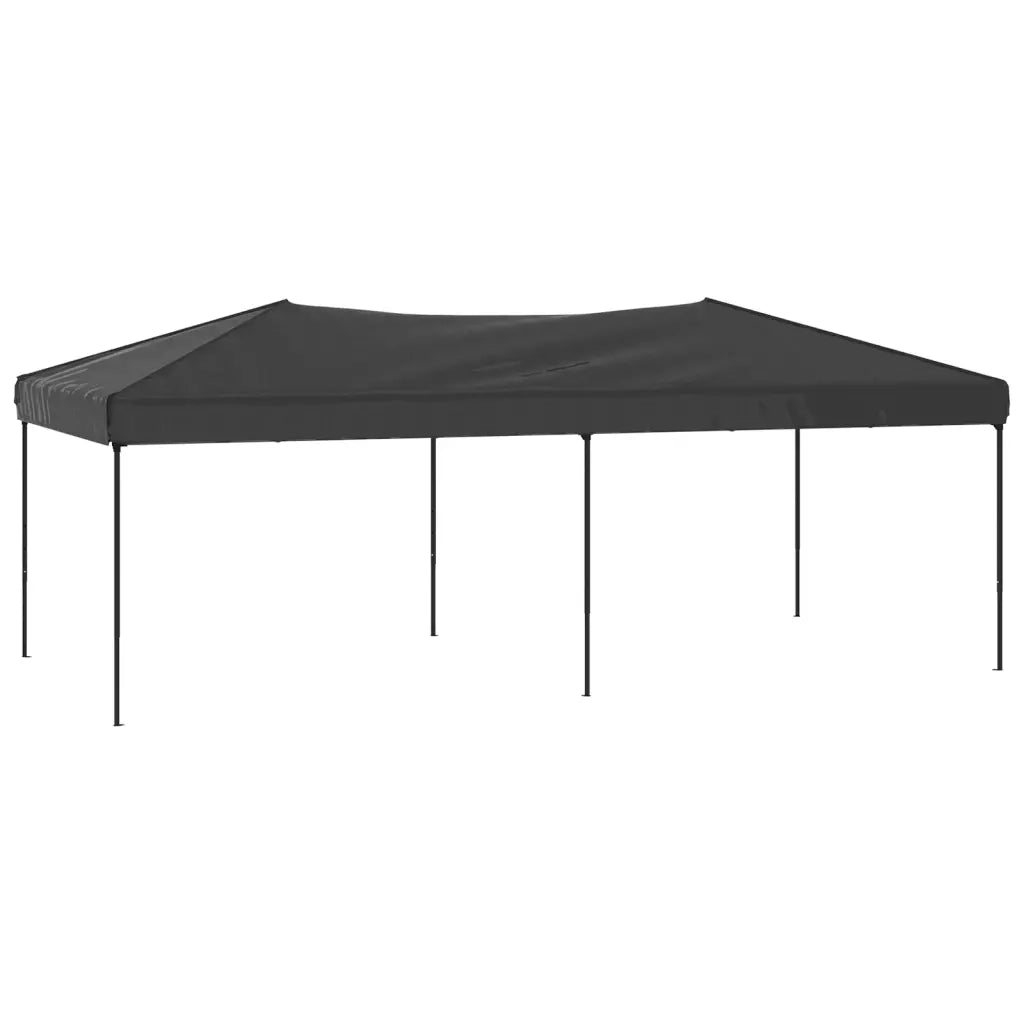 Tenda per Feste Pieghevole-Tenda Gazebo Antracite 3x6 m