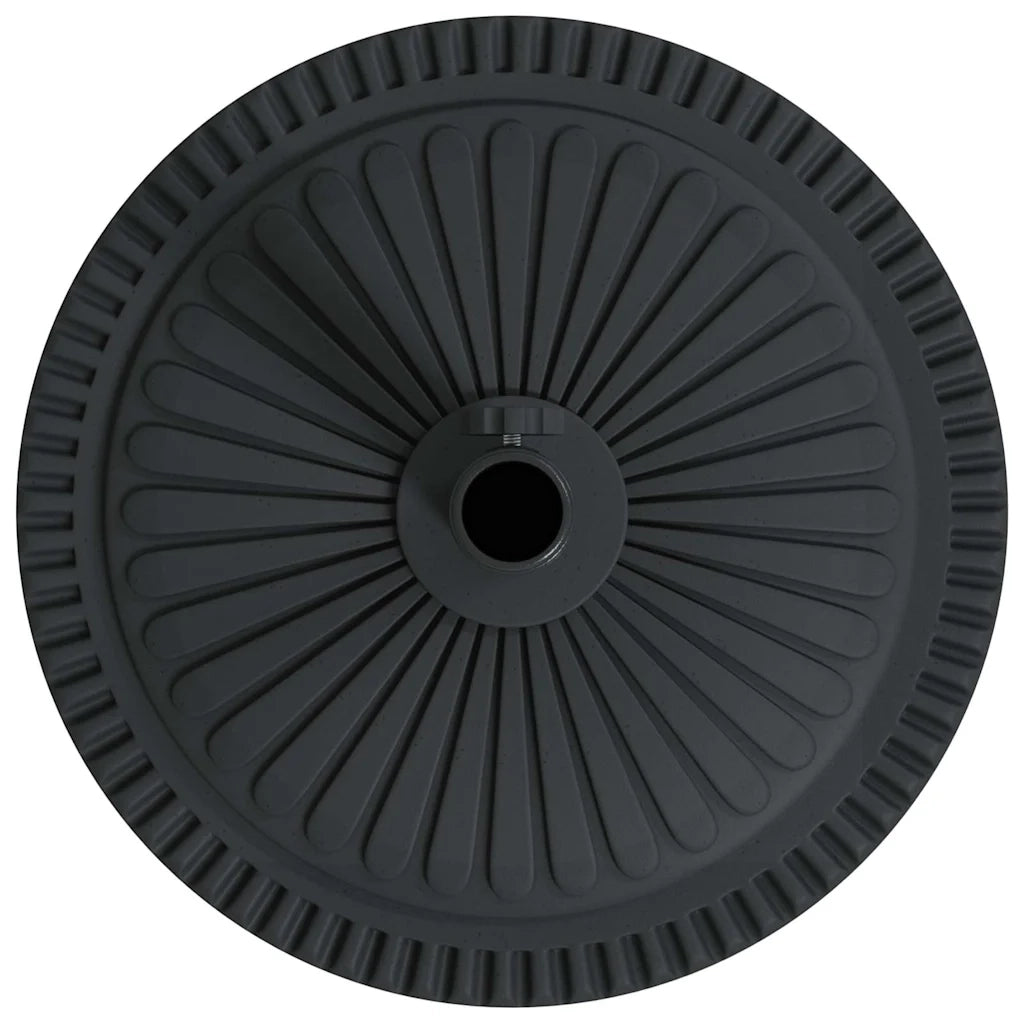 Base per ombrellone Art déco Nero Ø 45 x 39.5 cm Ferro 42002567