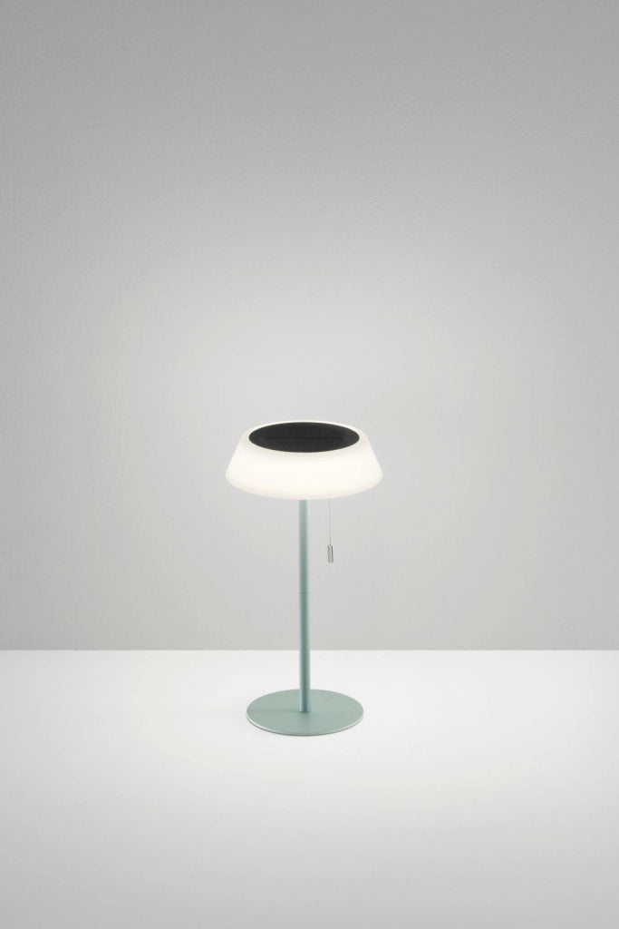 LAMPADA DA TAVOLO SOLARE RICARICABILE LED JIN VERDE 1,2W 3000K 112LM  DIMMERABILE IP54 D170XH320MM