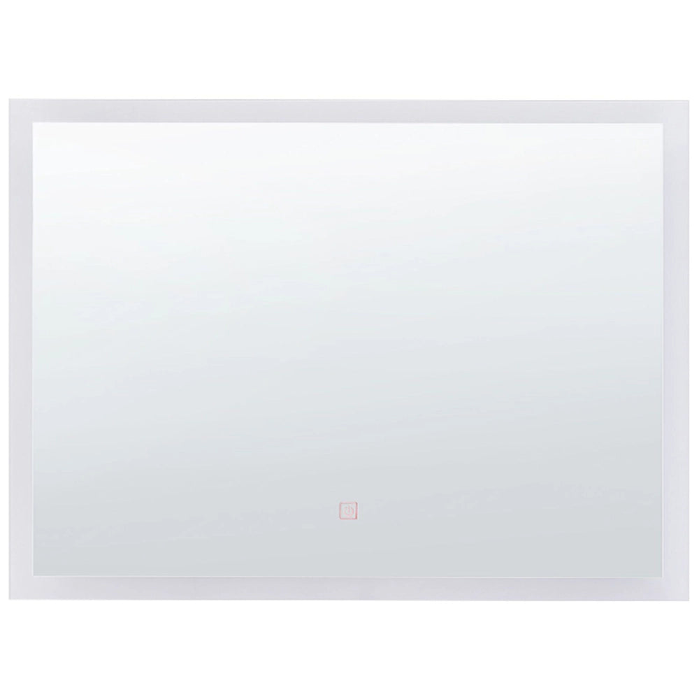 Specchio da bagno illuminato a LED Rettangolare 60 x 80 cm Glamour