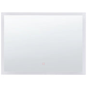 Specchio da bagno illuminato a LED Rettangolare 60 x 80 cm Glamour
