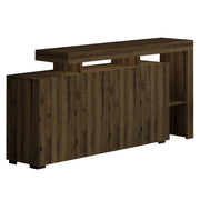 Credenza in legno "Beliz" - 170 x 35 x 80 cm - Noce antico