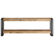 Mobile Porta TV-Credenza TV 120x30x40 cm in Legno di Mango Grezzo