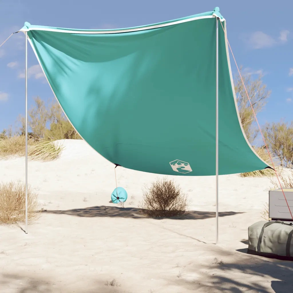 Baldacchino da Spiaggia con Ancore per la Sabbia 214x236 cm 4008642