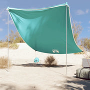 Baldacchino da Spiaggia con Ancore per la Sabbia 214x236 cm 4008642