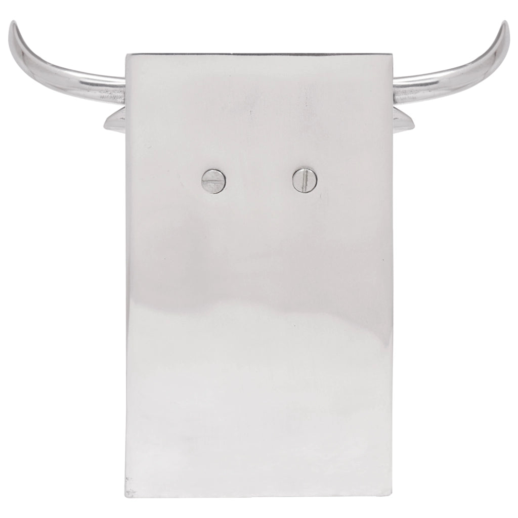 Fermalibri 2 pz Argento 21,5x15,5x20 cm Alluminio Toro