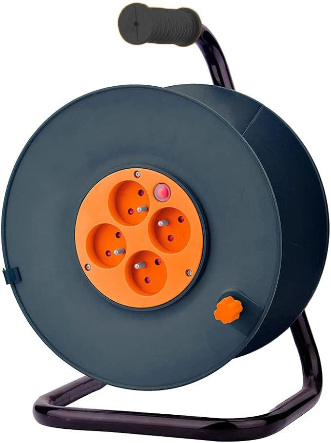 AVVOLGICAVO ELETTRICO IDEAL STAR CON CAVALETTO 25 mt - IDEAL STAR