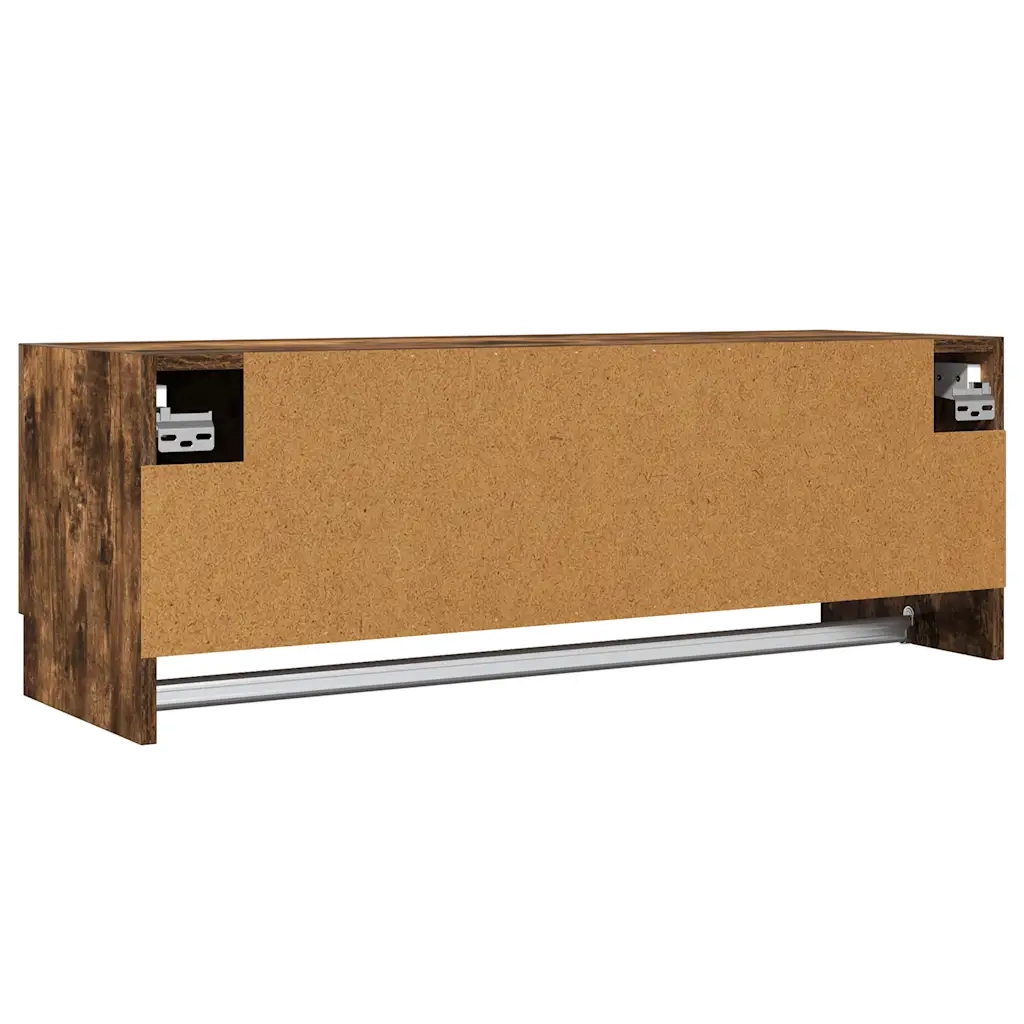 Armadio Rovere Fumo 100x32,5x35 cm in Legno Ingegnerizzato 815213