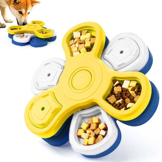 Ciotola interattiva per cani - Design a tre piani labirinto - Antiscivolo - Sicura per l'alimentazione - Per cibo secco e umido - Facile da pulire - Ciotola per cibo
