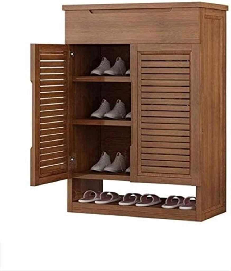 scarpiera Scarpiera per la casa Scarpiera SHOE RACK Scarpiera Scarpiera Multifunzionale Scarpiera Armadietto per Conservatorio in bambù a più Piani in una Scatola per Scarpe Moderna (Size : 66X3