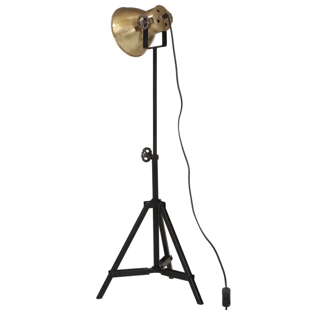 Lampada da Terra 25 W Ottone Anticato 35x35x65/95 cm E27 CFW4142013
